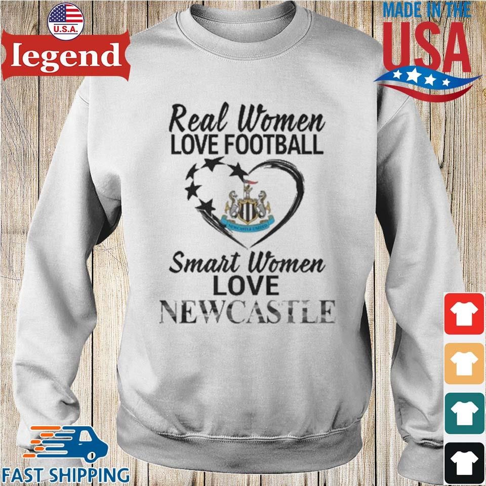 Real women love football smart women love Newcastle shirt, hoodie