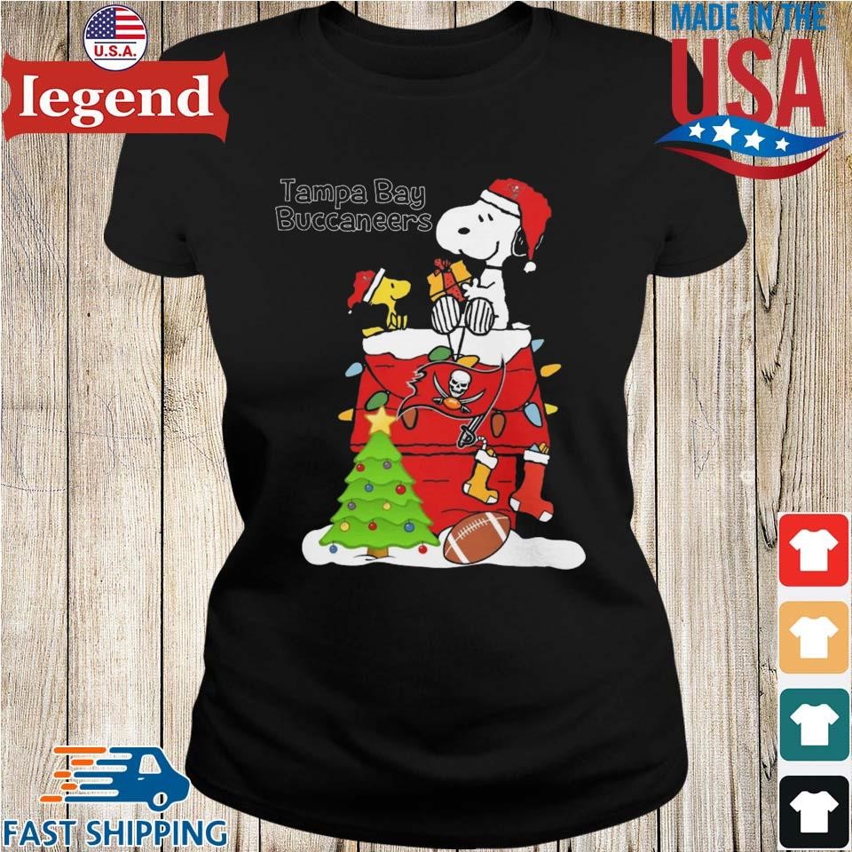 Tampa Bay Buccaneers Snoopy Christmas shirt, hoodie, sweater, long