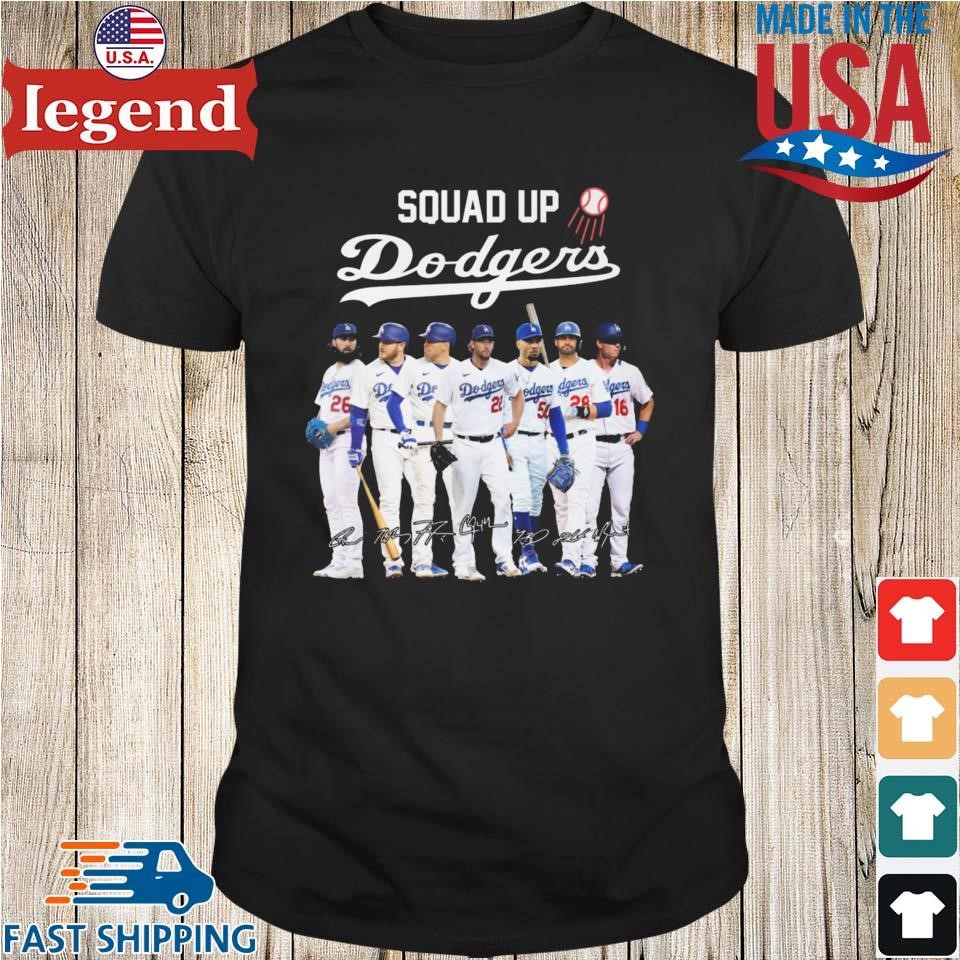 The Dodgers The Beatles Los Angeles Dodgers Signatures T-Shirts