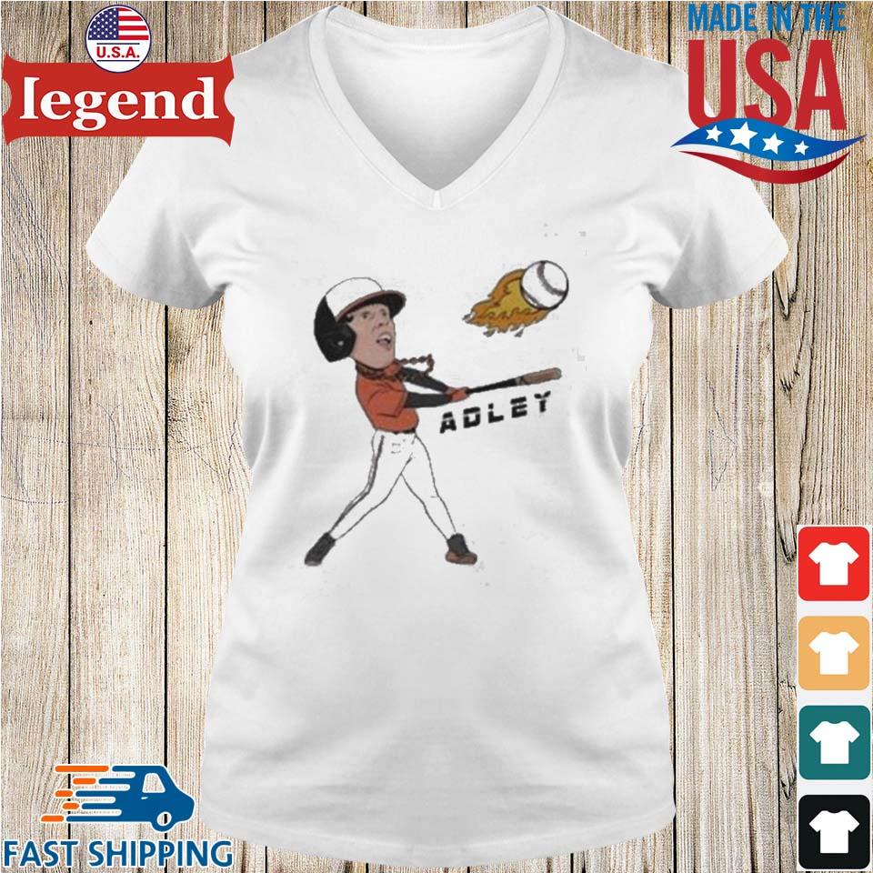Adley Rutschman Adley Baseball Fire T-shirt,Sweater, Hoodie, And Long  Sleeved, Ladies, Tank Top