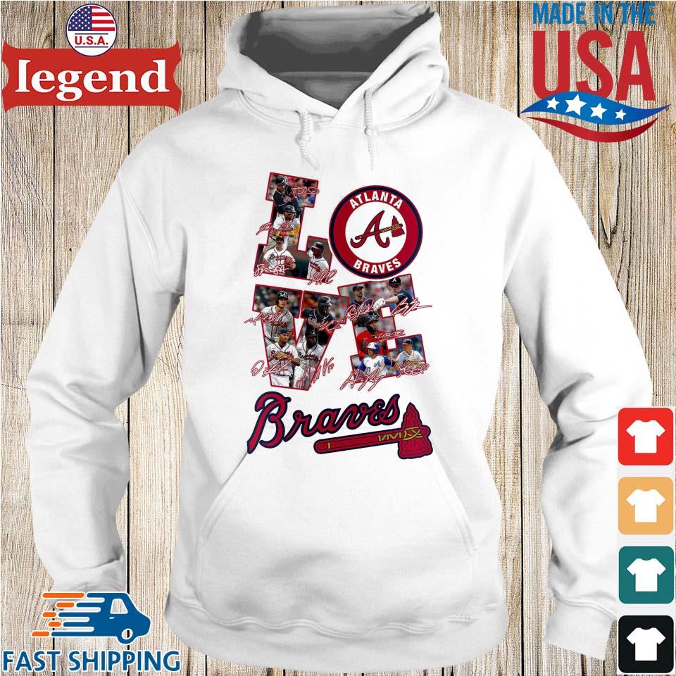 Atlanta Braves Premium Baseball Jersey Signatures T-shirt,Sweater