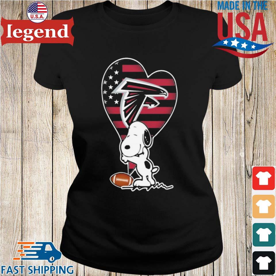 Atlanta Falcons Snoopy Football Sports Shirts Women – Alottee