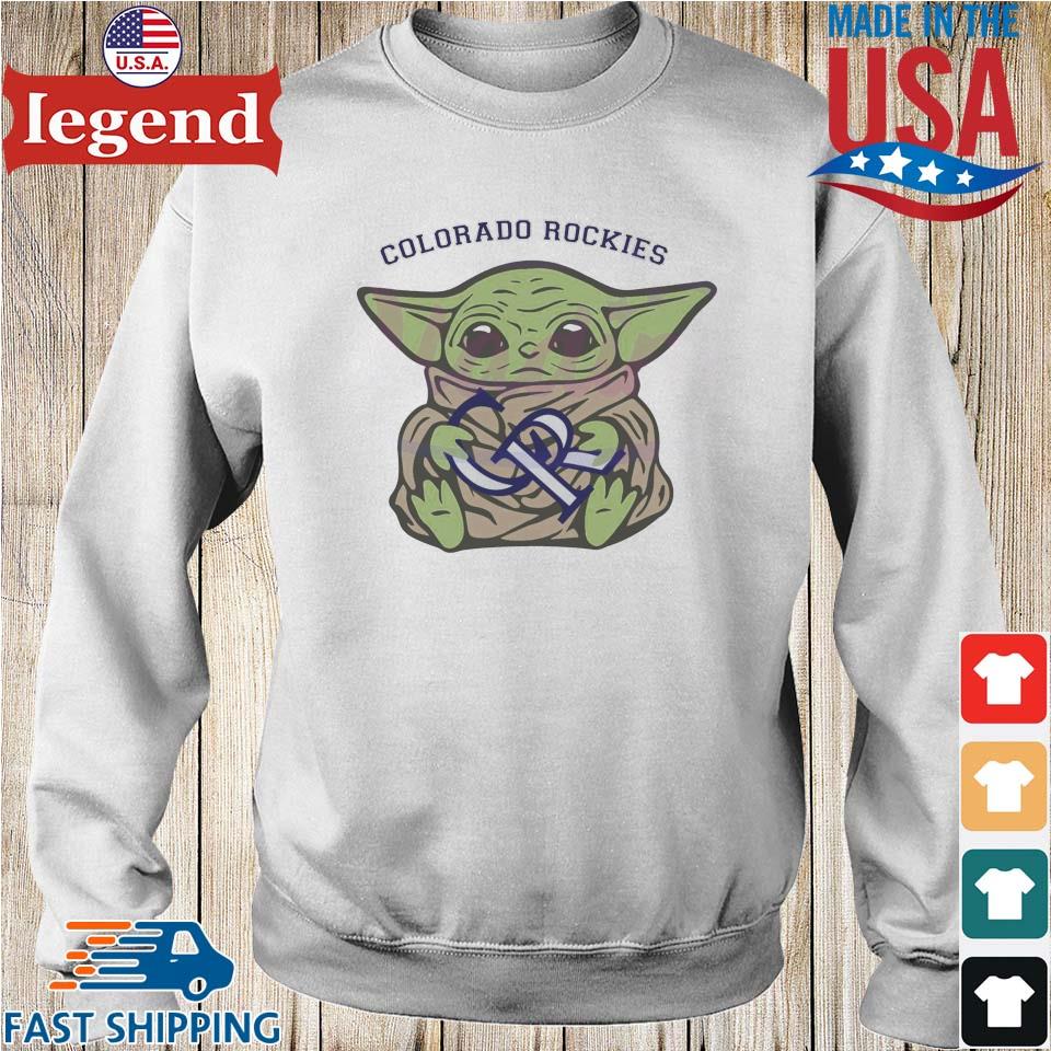 Colorado Rockies Baby Yoda shirt, hoodie, sweater and v-neck t-shirt