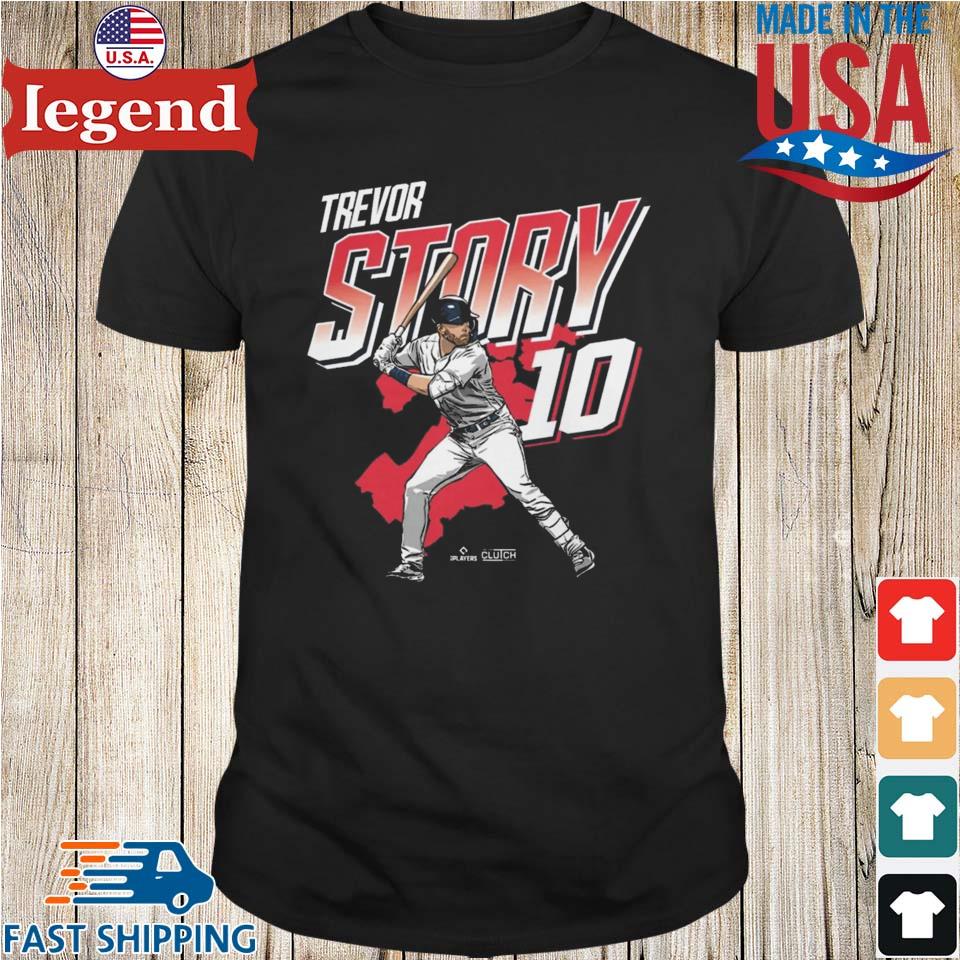 Trevor Story 10 Boston Red Sox City Map shirt - Dalatshirt