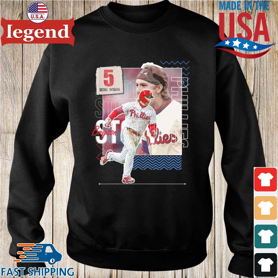 Bryson Stott No. 5 Baseball Jersey Phillies Baseball Player Shirt Fan Made  Gift