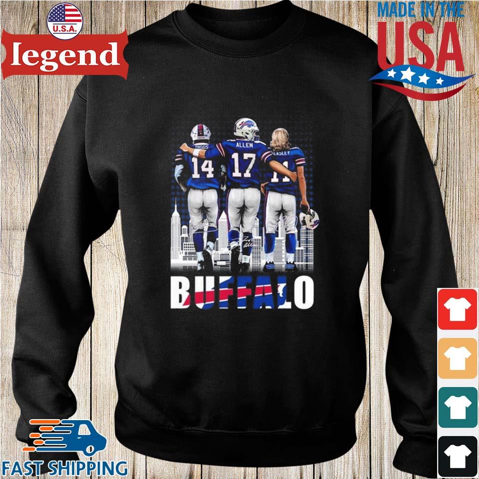 Buffalo Bills Josh Allen Diggs And Beasley Signatures 2023 T-shirt,Sweater,  Hoodie, And Long Sleeved, Ladies, Tank Top