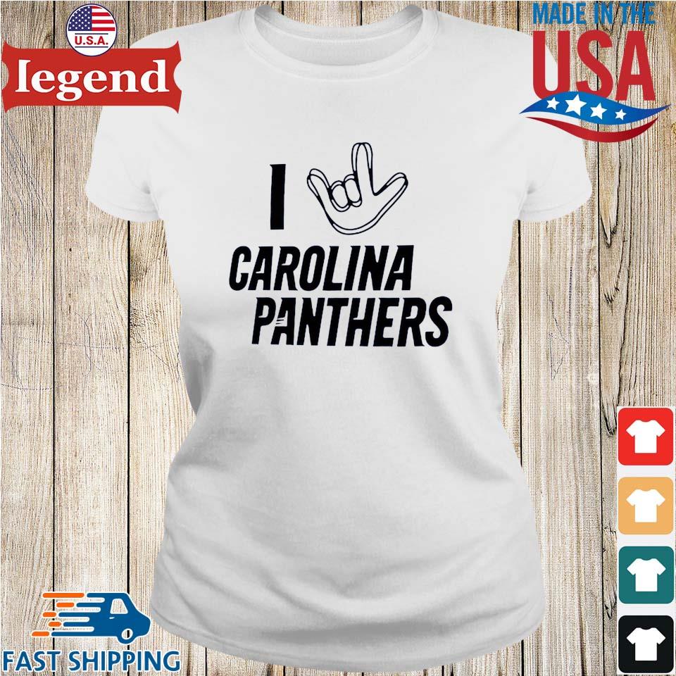 women's carolina panthers t shirt