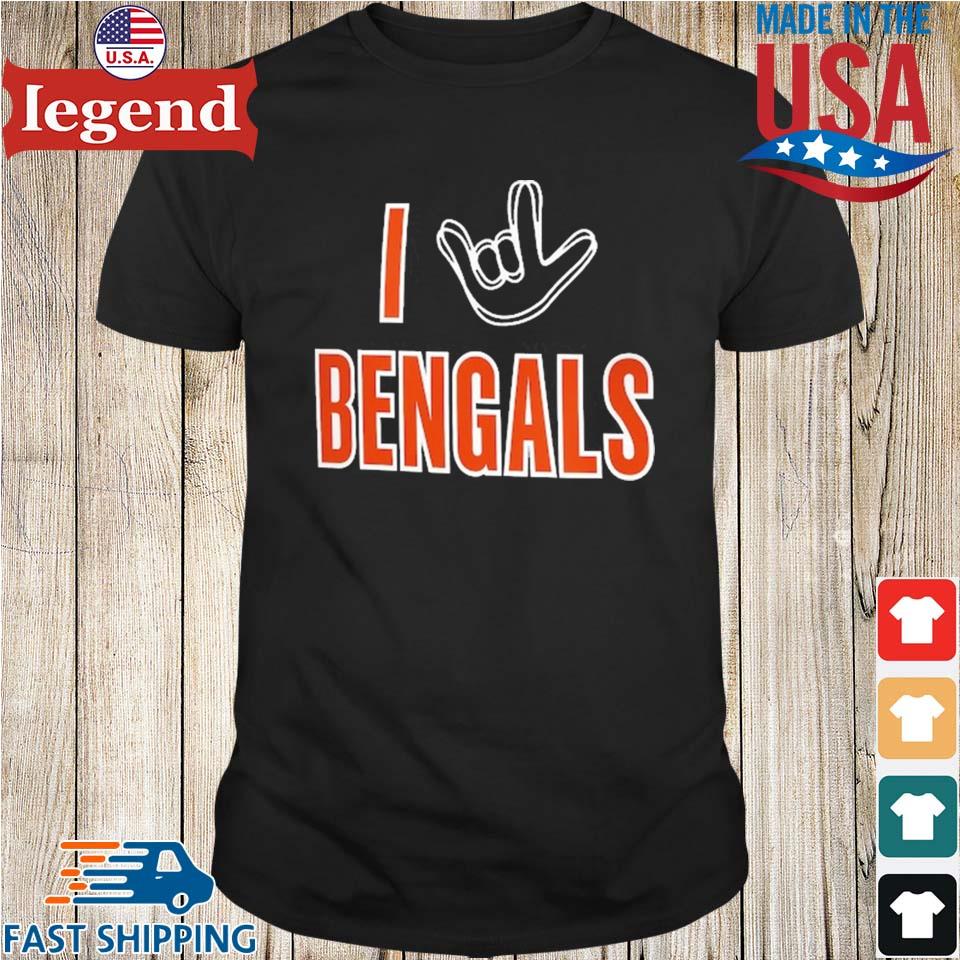 Love Bengals White Hoodie