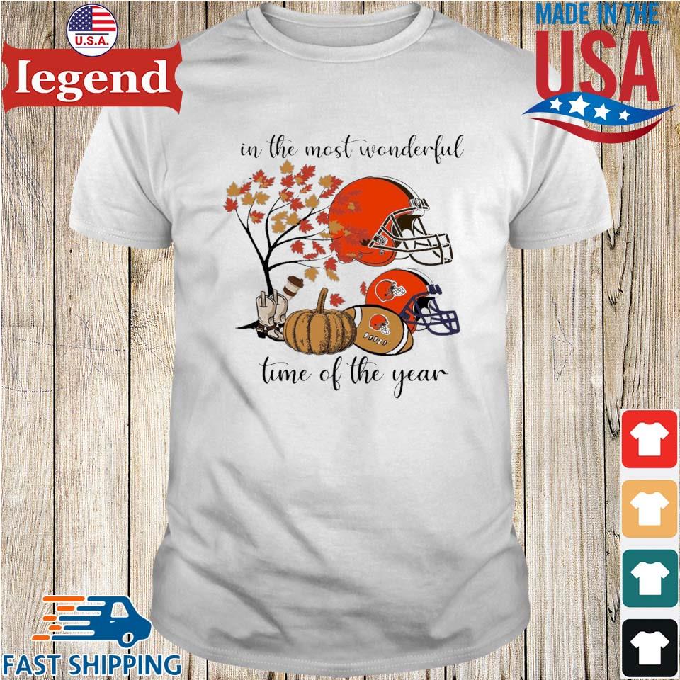 Cleveland Browns In The Most Wonderful Time Of The Year shirt, hoodie,  sweater, long sleeve and tank top