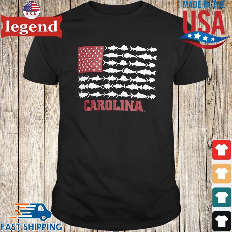 Columbia South Carolina Gamecocks Pfg Fish Flag T-shirt,Sweater, Hoodie,  And Long Sleeved, Ladies, Tank Top