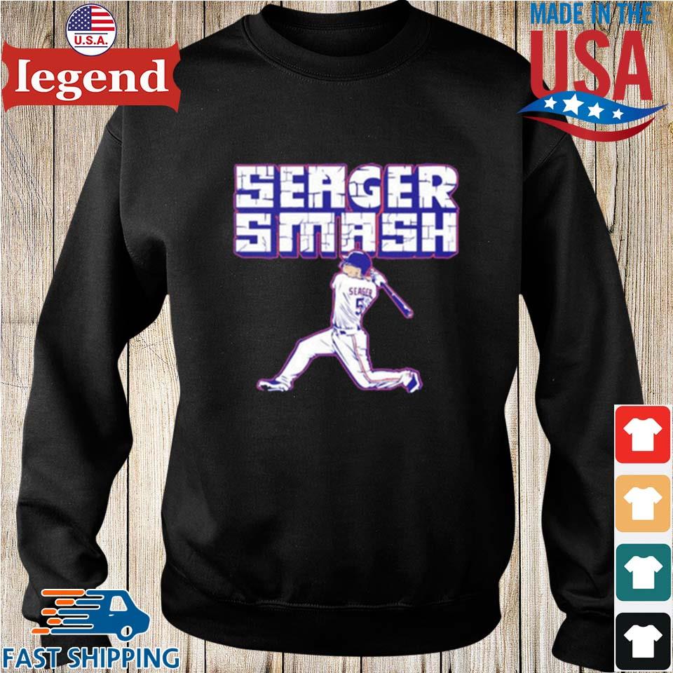 Corey Seager - Seager Smash - Texas Baseball T-Shirt