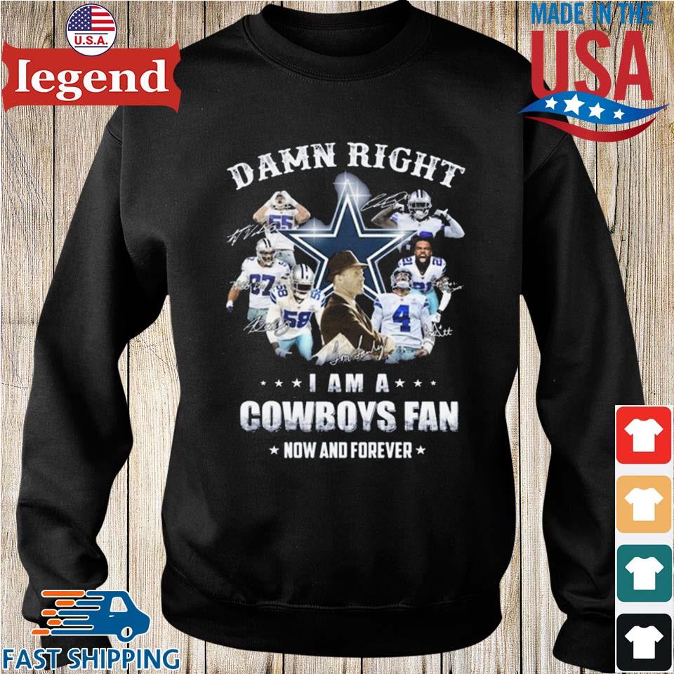 Dallas Cowboys Legends fan now and forever navy tshirt