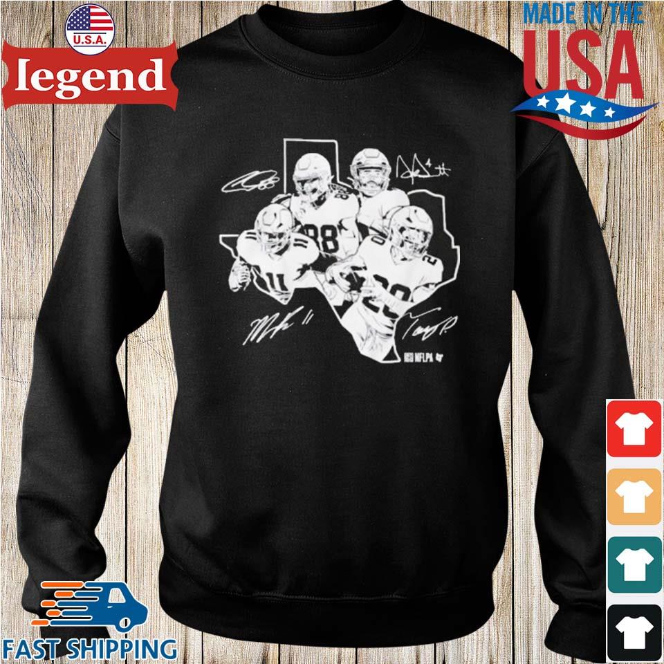 Dallas Star Collage Dak Prescott Micah Parsons Ceedee Lamb And Tony Pollard  Signatures Shirt, hoodie, sweater, long sleeve and tank top