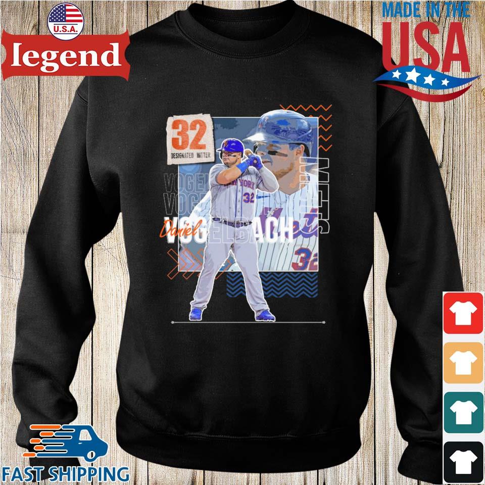 Daniel Vogelbach Baseball Paper Mets 32 Designated Hitter T-shirt