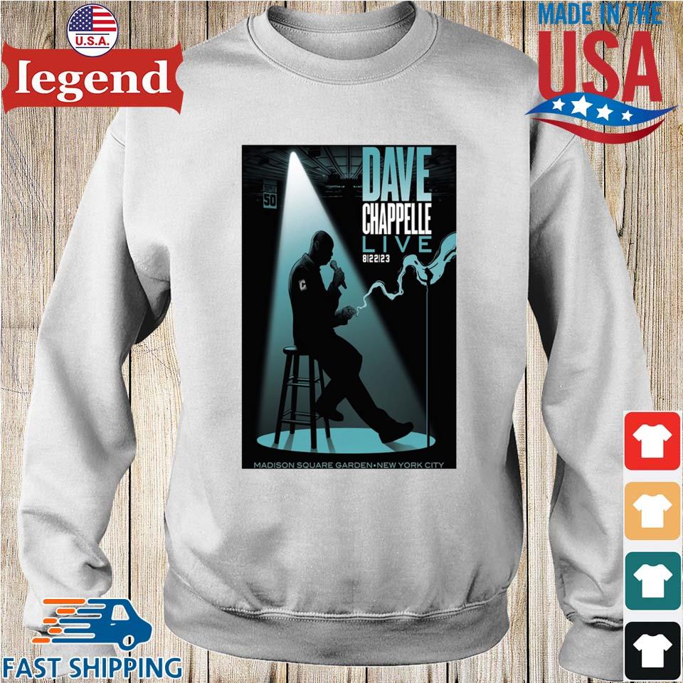 Dave Chappelle Happy Birthday 50 Madison Square Garden New York City August  22 23 Poster T-shirt,Sweater, Hoodie, And Long Sleeved, Ladies, Tank Top