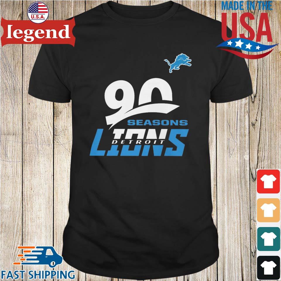 Detroit Lions 90th Seasons Collection T-shirt, hoodie, sweater, long sleeve  and tank top