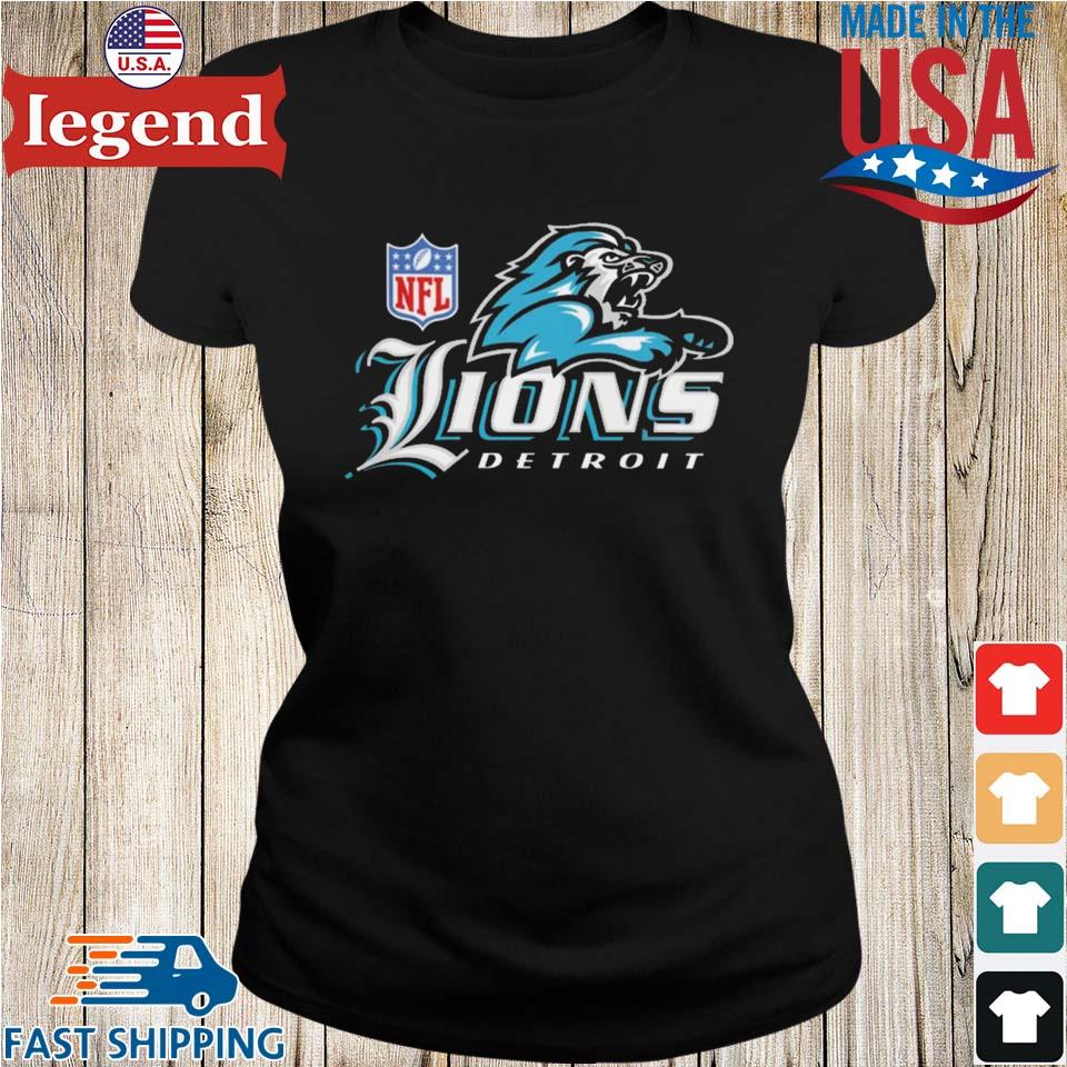 Vintage NFL Detroit Lions V Neck T Shirt Jersey