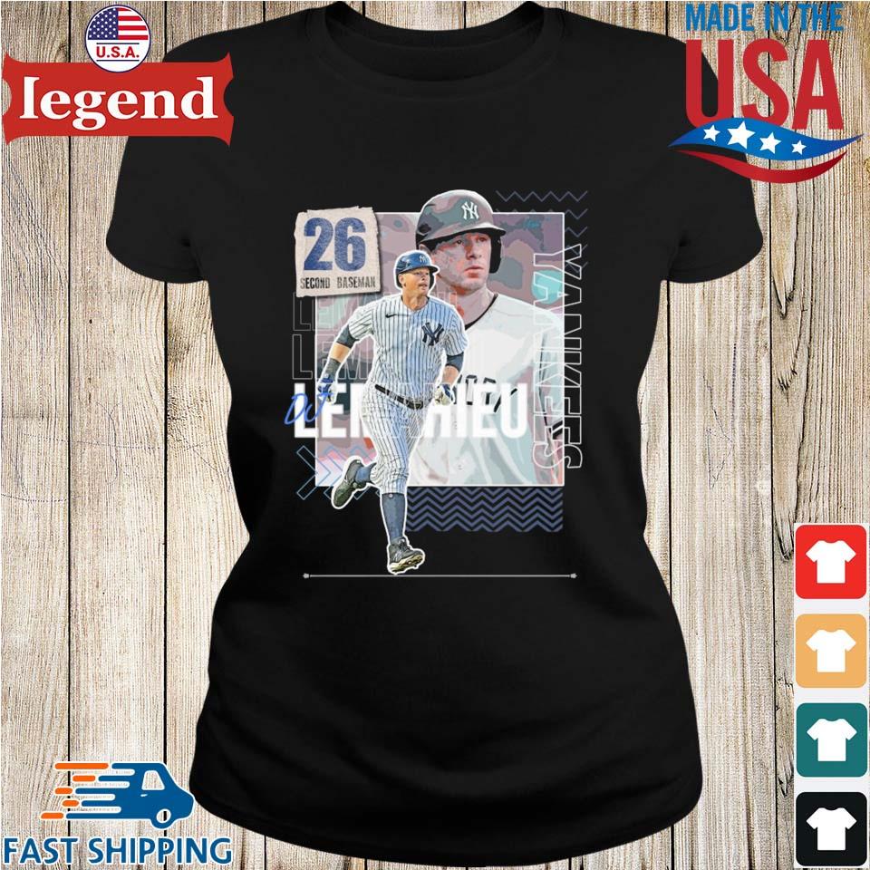 DJ LeMahieu Baseball Paper Yankees 26 Second Baseman T-shirt