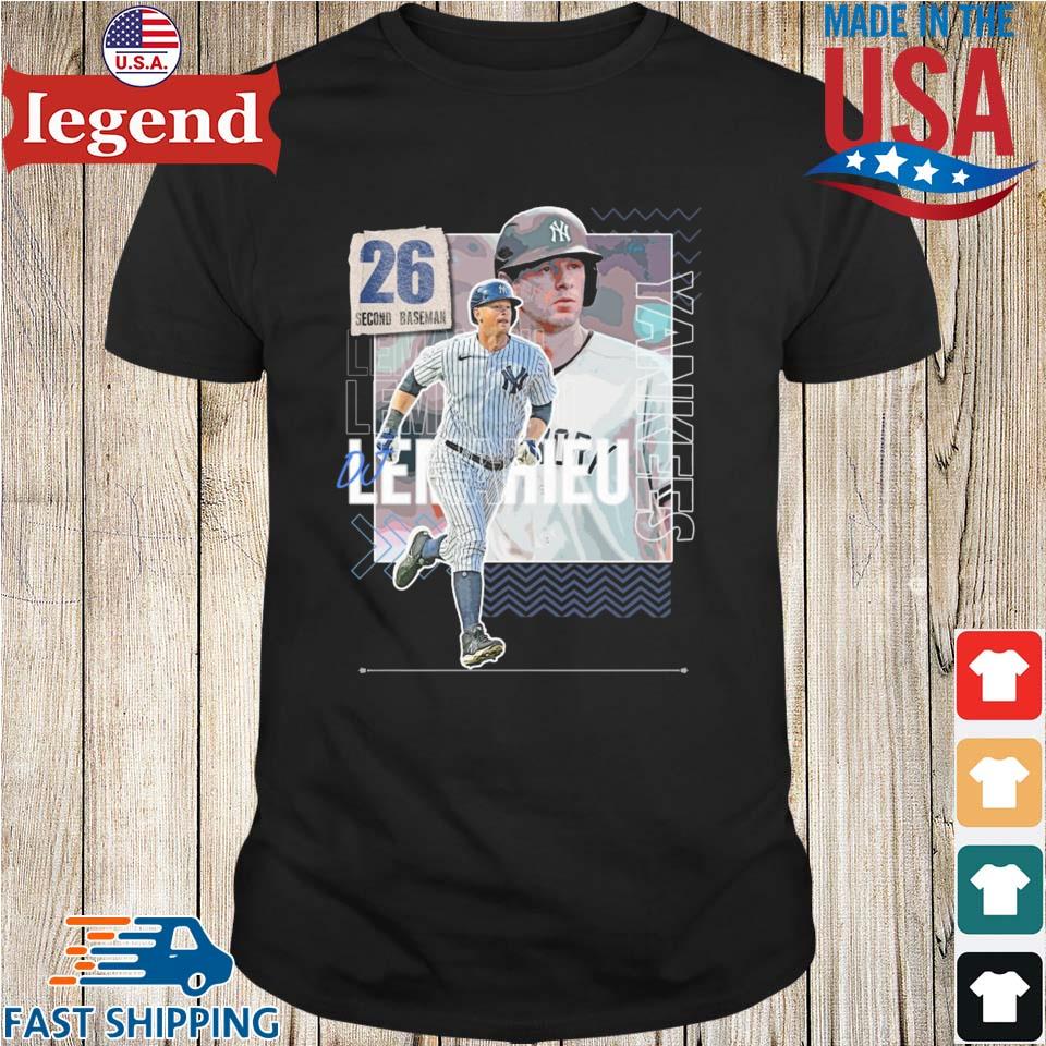 DJ LeMahieu Baseball Paper Yankees 26 Second Baseman T-shirt