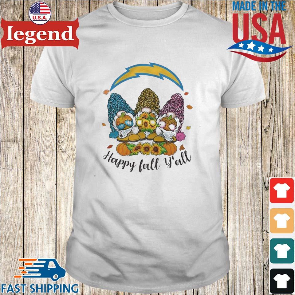 Gnomes Happy Fall Y'all Los Angeles Rams Shirt