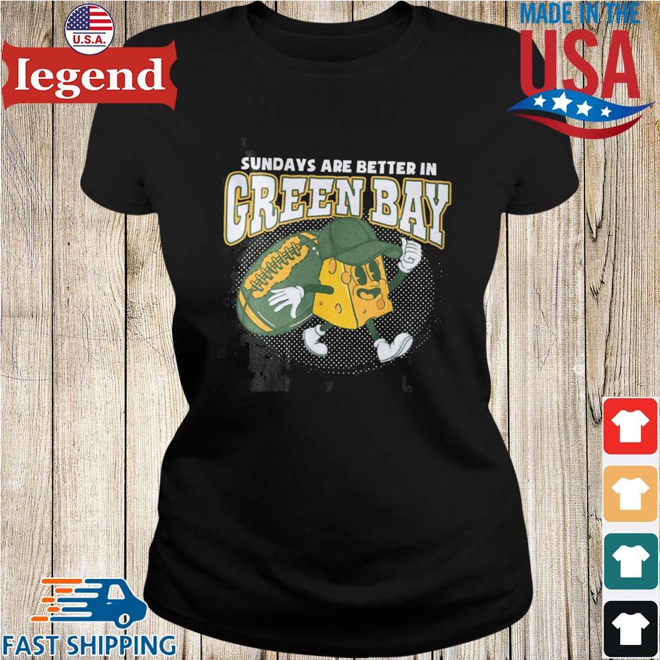 Green Bay Football Comfort Sunday Are Better In Green Bay Packer T-shirt,Sweater,  Hoodie, And Long Sleeved, Ladies, Tank Top