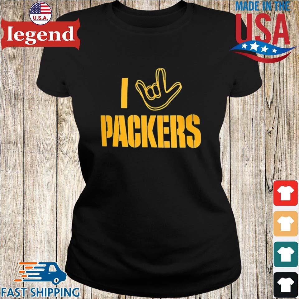 Green Bay Packers Love Shirt - High-Quality Printed Brand