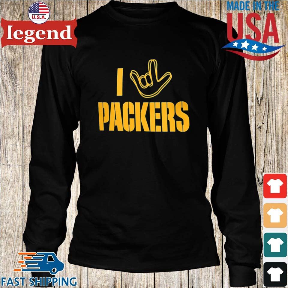 Green Bay Packers The NFL ASL Collection By Love Sign Tri-Blend