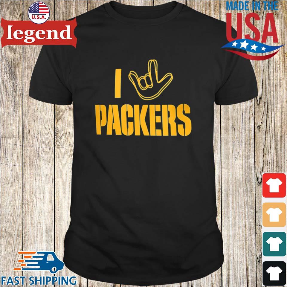 Green Bay Packers Love Shirt - High-Quality Printed Brand