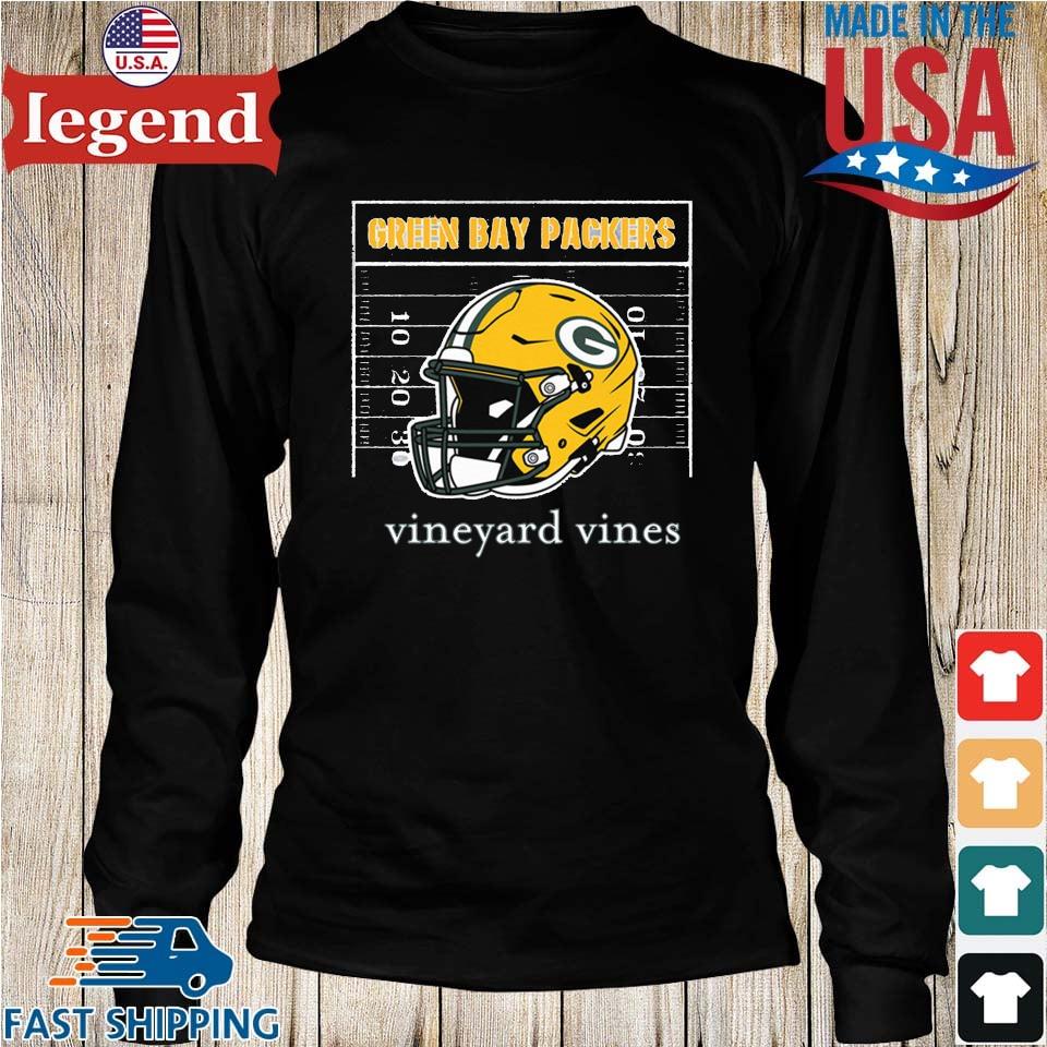 Green Bay Packers Vineyard Vines Football Field T-shirt,Sweater, Hoodie,  And Long Sleeved, Ladies, Tank Top