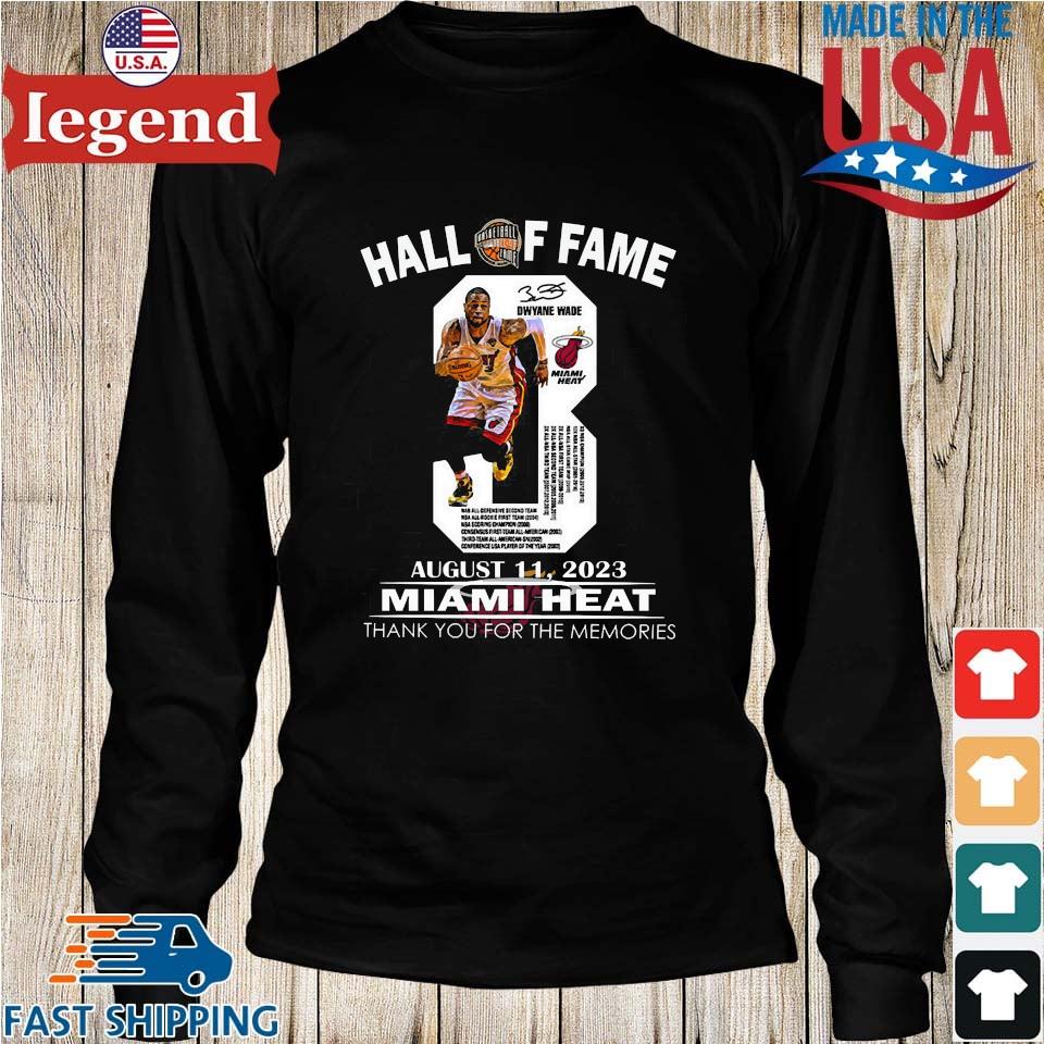 Dwyane Wade Miami Heat Hall Of Fame August 11 2023 Thank You For