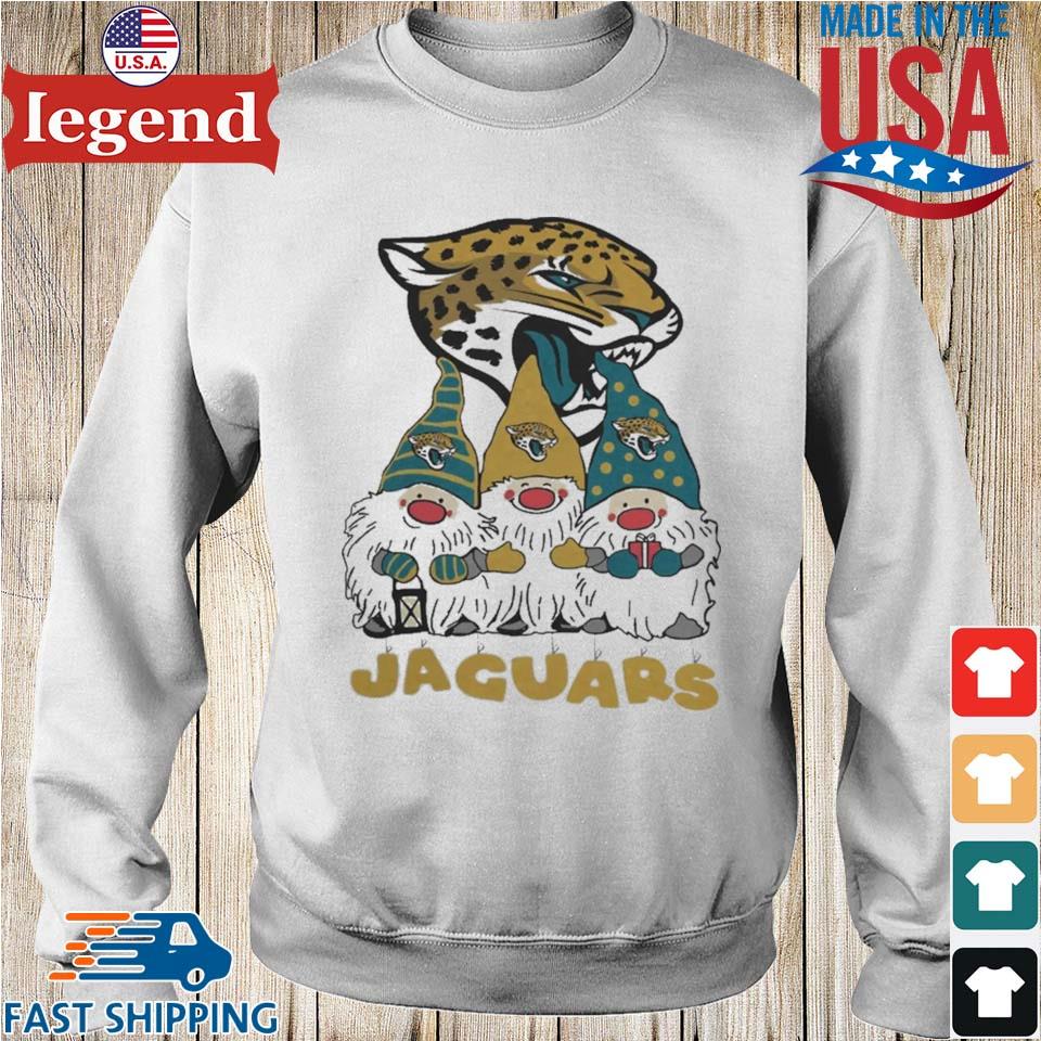 Happy Merry Christmas The Gnomes Jacksonville Jaguars Logo T-shirt,Sweater,  Hoodie, And Long Sleeved, Ladies, Tank Top