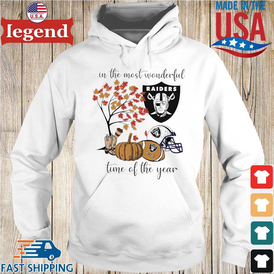 In The Most Wonderful Time Of The Year Las Vegas Raiders Shirt Hoodie  Tank-Top Quotes