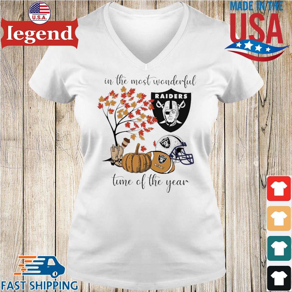 In The Most Wonderful Time Of The Year Las Vegas Raiders Shirt Hoodie  Tank-Top Quotes