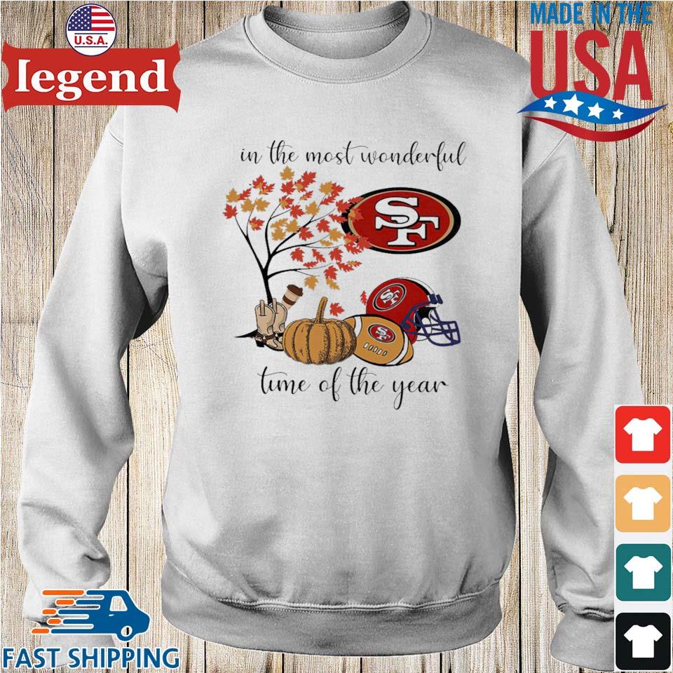 In The Most Wonderful Time Of The Year San Francisco 49ers T-shirt,Sweater,  Hoodie, And Long Sleeved, Ladies, Tank Top