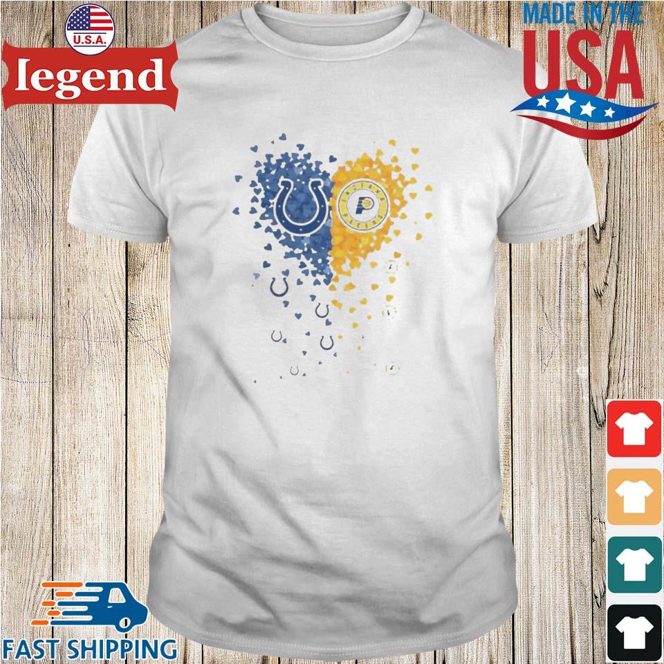 Indianapolis Colts Indiana Pacers Tiny Heart Shape 2023 Shirt, hoodie,  longsleeve, sweatshirt, v-neck tee