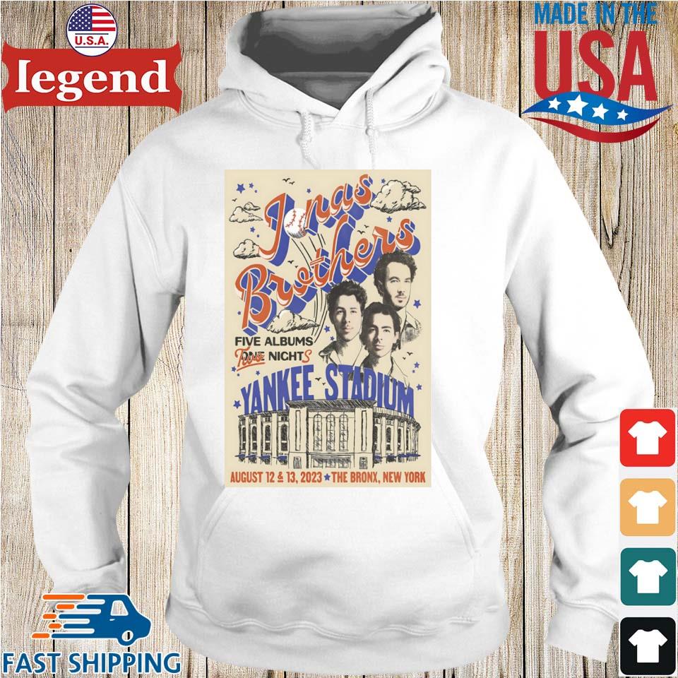 Official jonas Brothers at Yankee Stadium New York Yankees August 12 & 13,  2023 Shirt, hoodie, sweater, long sleeve and tank top