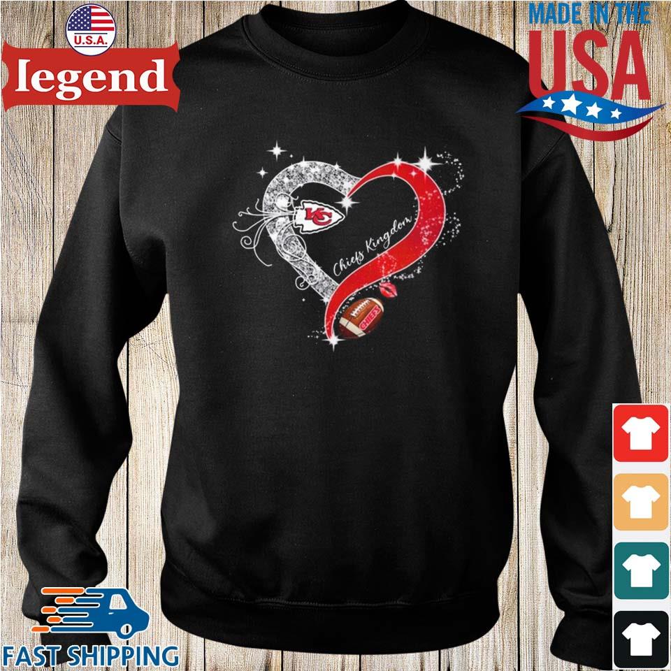 Diamond heart Kansas City Chiefs shirt, sweater, hoodie, and