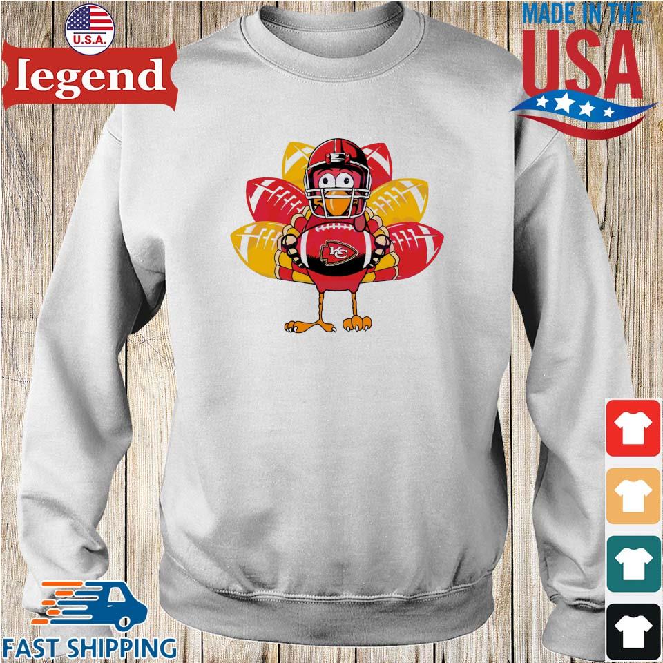 Official Kansas city Chiefs Turkey thanksgiving 2023 T-shirt, hoodie, tank  top, sweater and long sleeve t-shirt