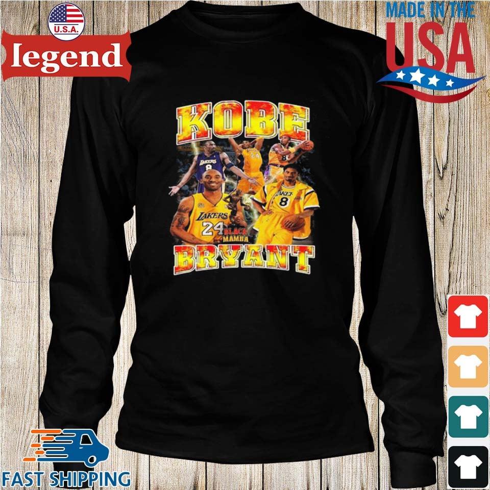 Kobe Bryant Memorial LA Lakers Black Mamba #24 Vintage Shirt