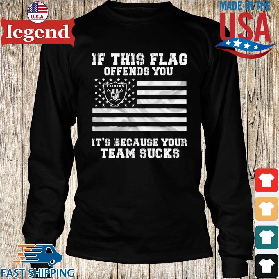 Miami Dolphins - If This Flag Offends You It's Because Your Team Sucks T- Shirt - TeeNaviSport