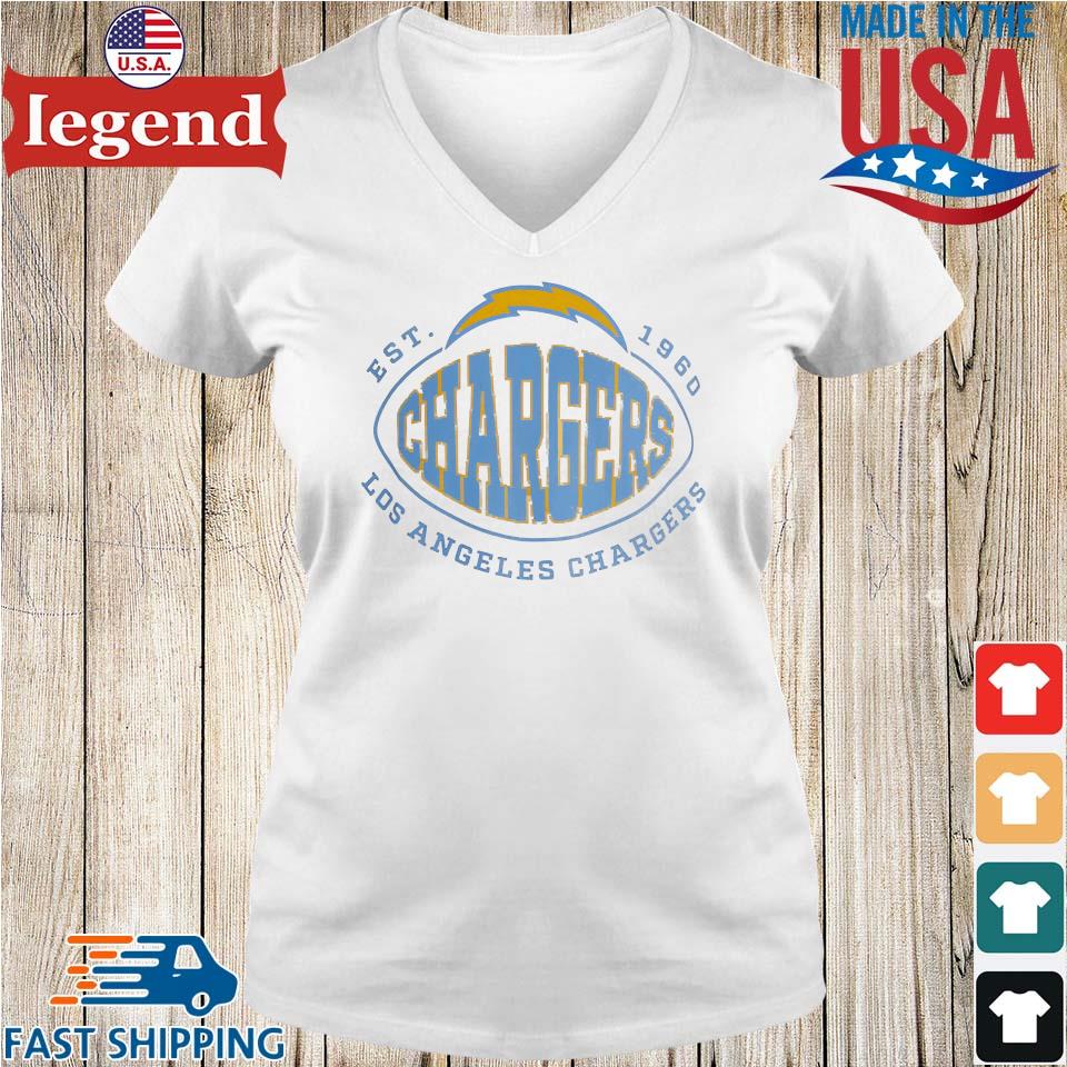 Womens Los Angeles Chargers Fashion Colour Logo T-Shirt