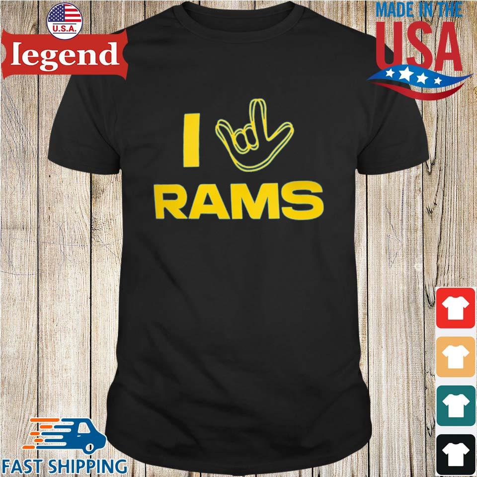 Los Angeles Rams The Nfl Asl Collection By Love Sign Tri Blend Shirt