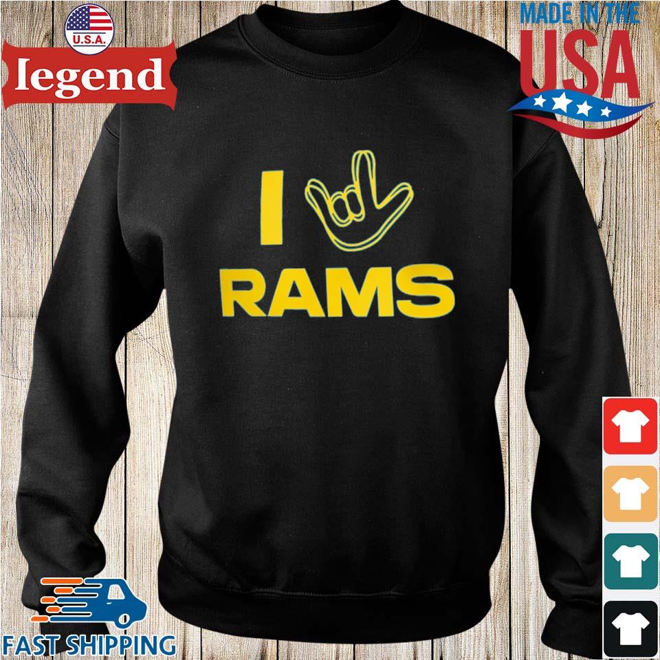 NFL Los Angeles Rams Long Sleeve Tee - Black