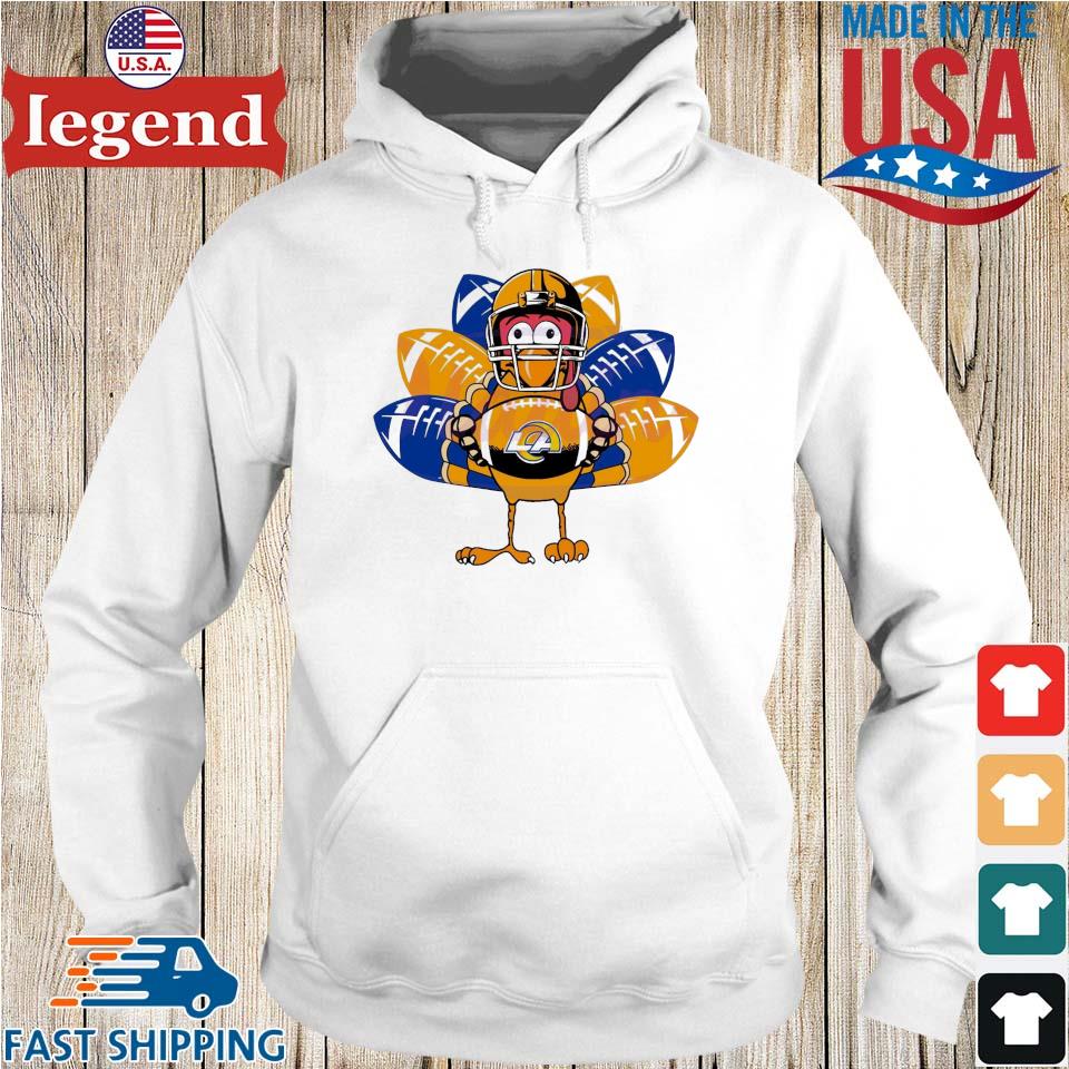 Thanksgiving Turkey Los Angeles Rams T-Shirt - TeeNavi