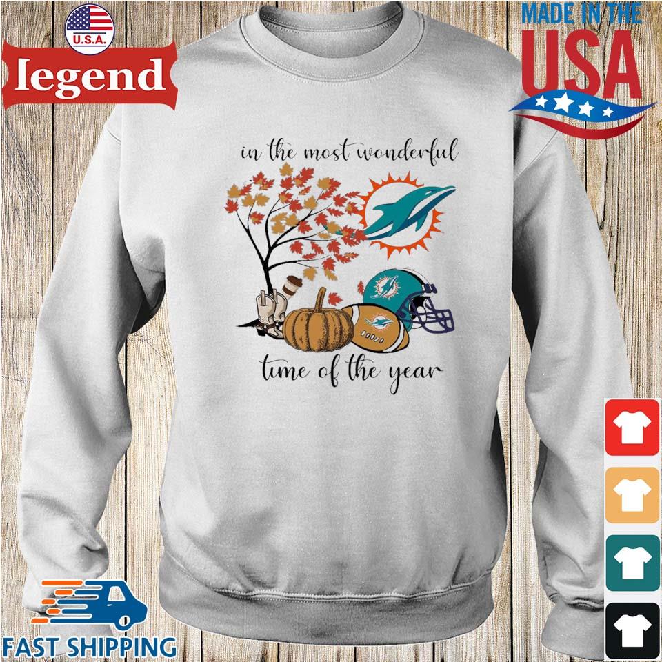 In The Most Wonderful Time Of The Year Miami Dolphins Shirt, hoodie,  sweater, long sleeve and tank top