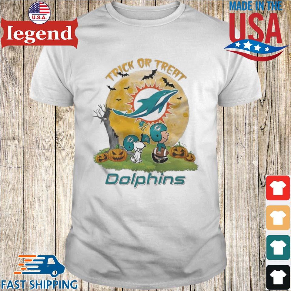 Snoopy Trick Or Treat Halloween Miami Dolphins 2023 T-shirt, hoodie,  sweater, long sleeve and tank top