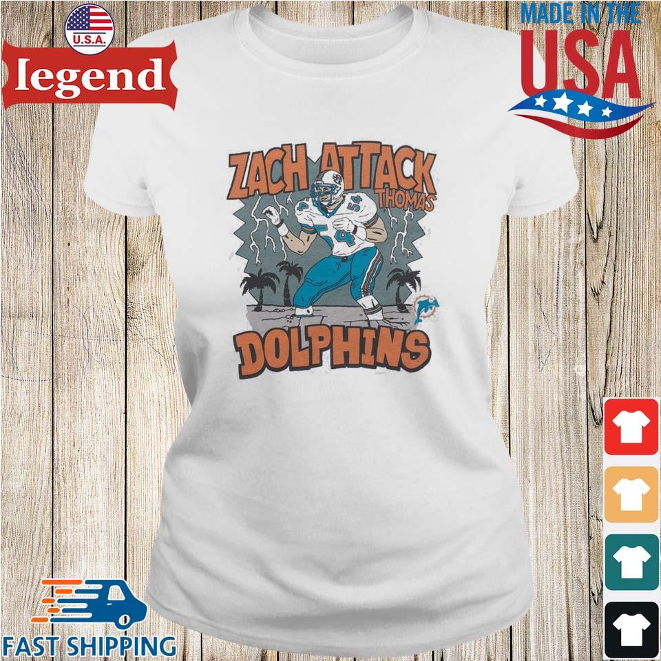 Miami Dolphins Neutral Colour Logo Long Sleeve T-Shirt - Mens