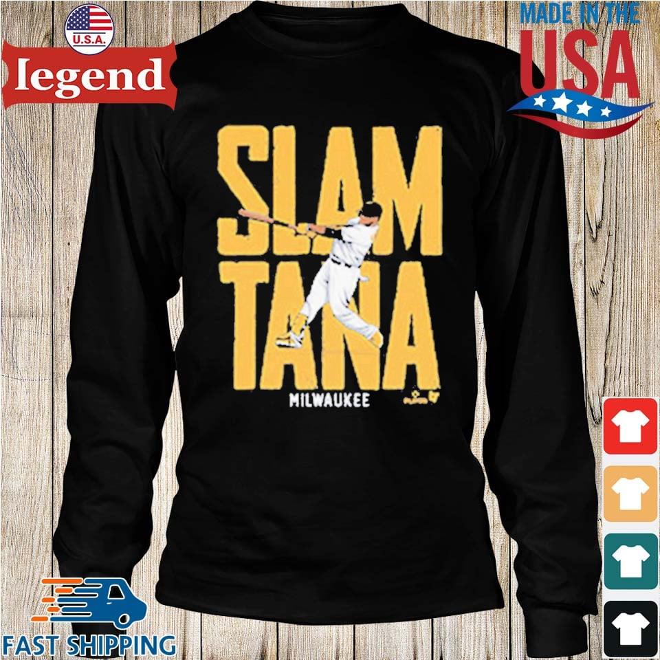 Milwaukee Brewers Carlos Santana Slamtana T-shirt,Sweater, Hoodie, And Long  Sleeved, Ladies, Tank Top