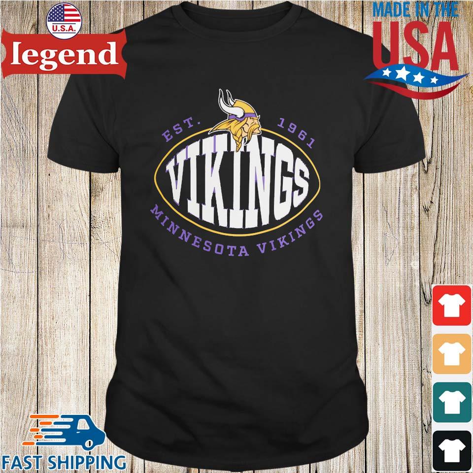 Minnesota Vikings football est 1961 go Vikings logo shirt, hoodie