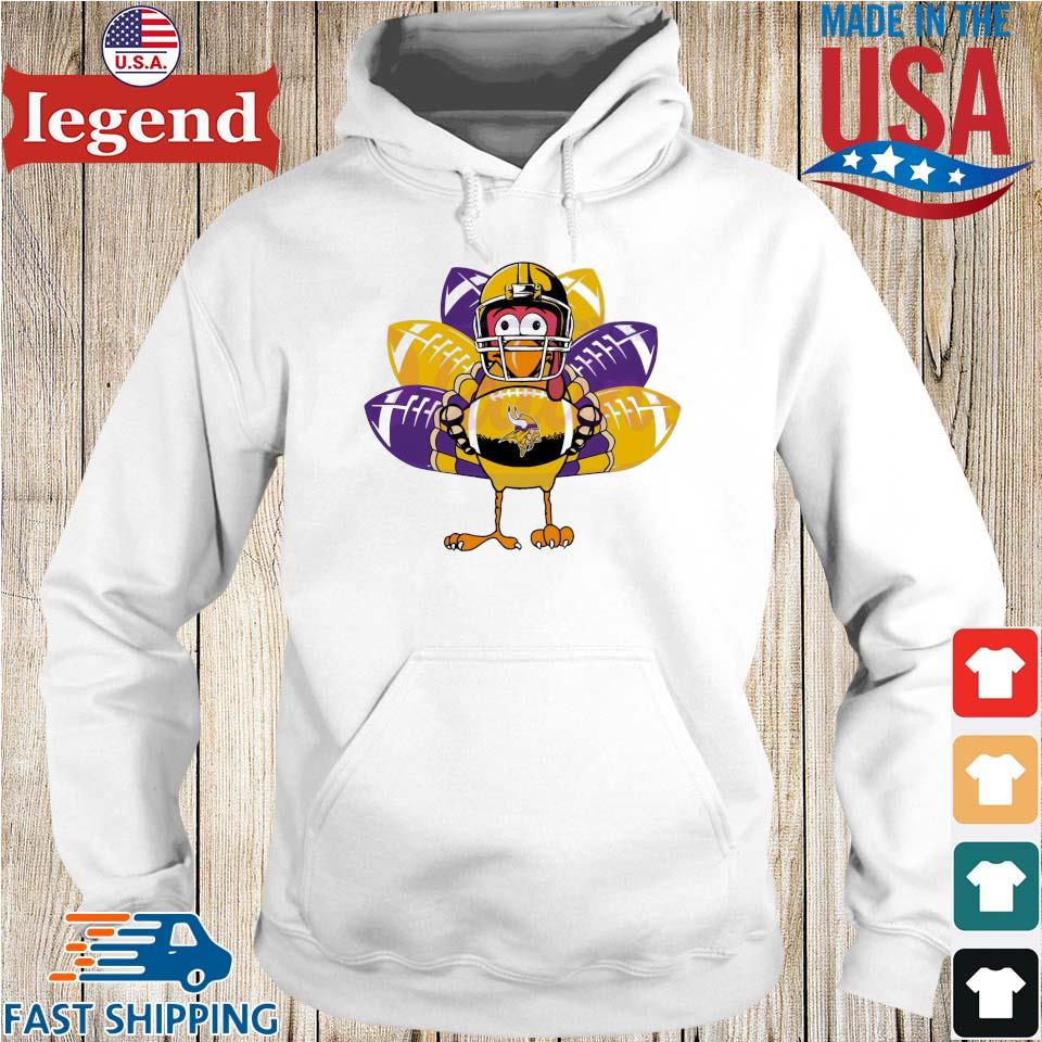 Minnesota Vikings Turkey Thanksgiving Shirt - High-Quality Printed Brand